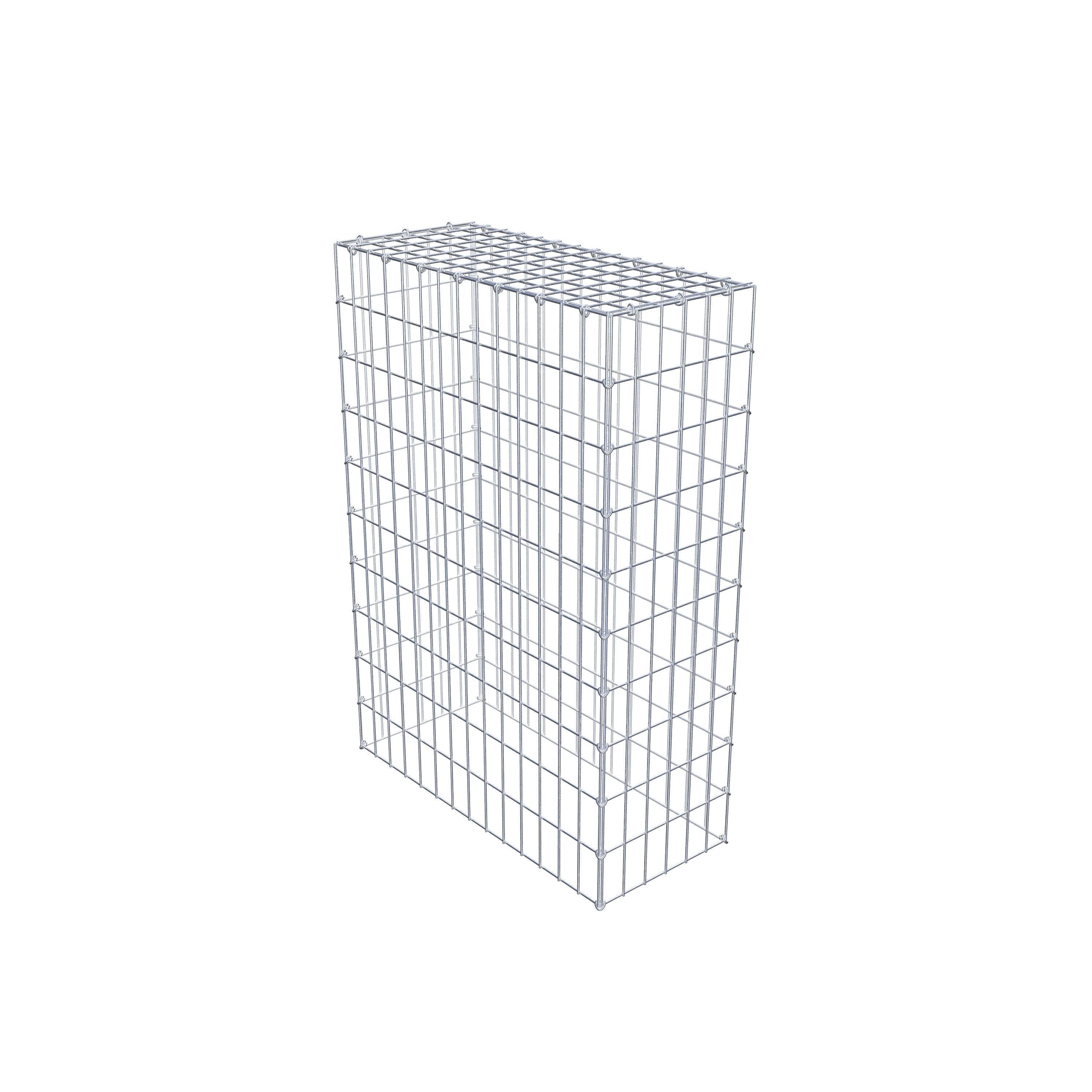 Monteret gabion type 3 100 cm x 70 cm x 30 cm (L x H x D), maskestørrelse 5 cm x 10 cm, C-ring