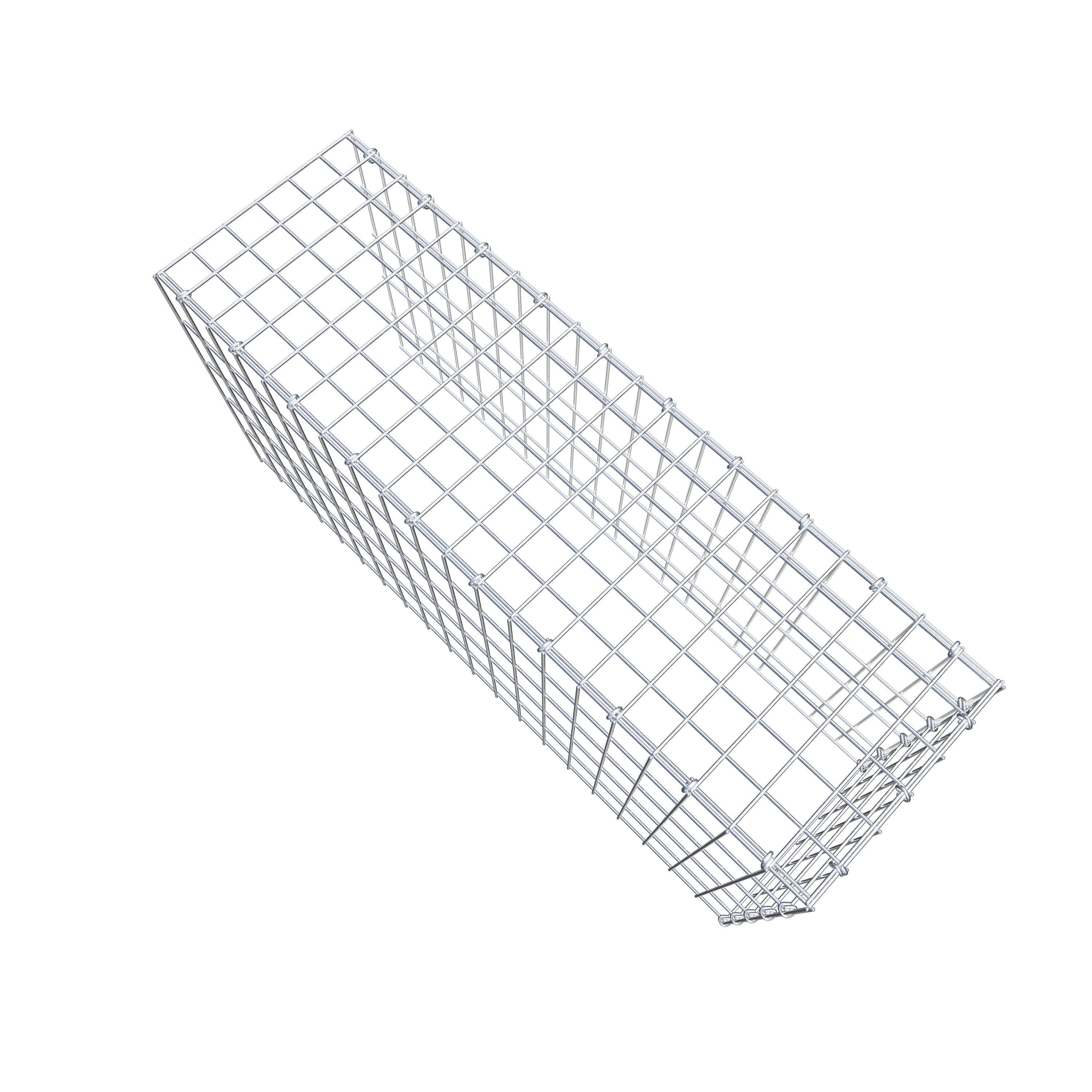 Anbaugabione Typ 4 100 cm x 50 cm x 30 cm (L x H x T), Maschenweite 5 cm x 10 cm, C-Ring