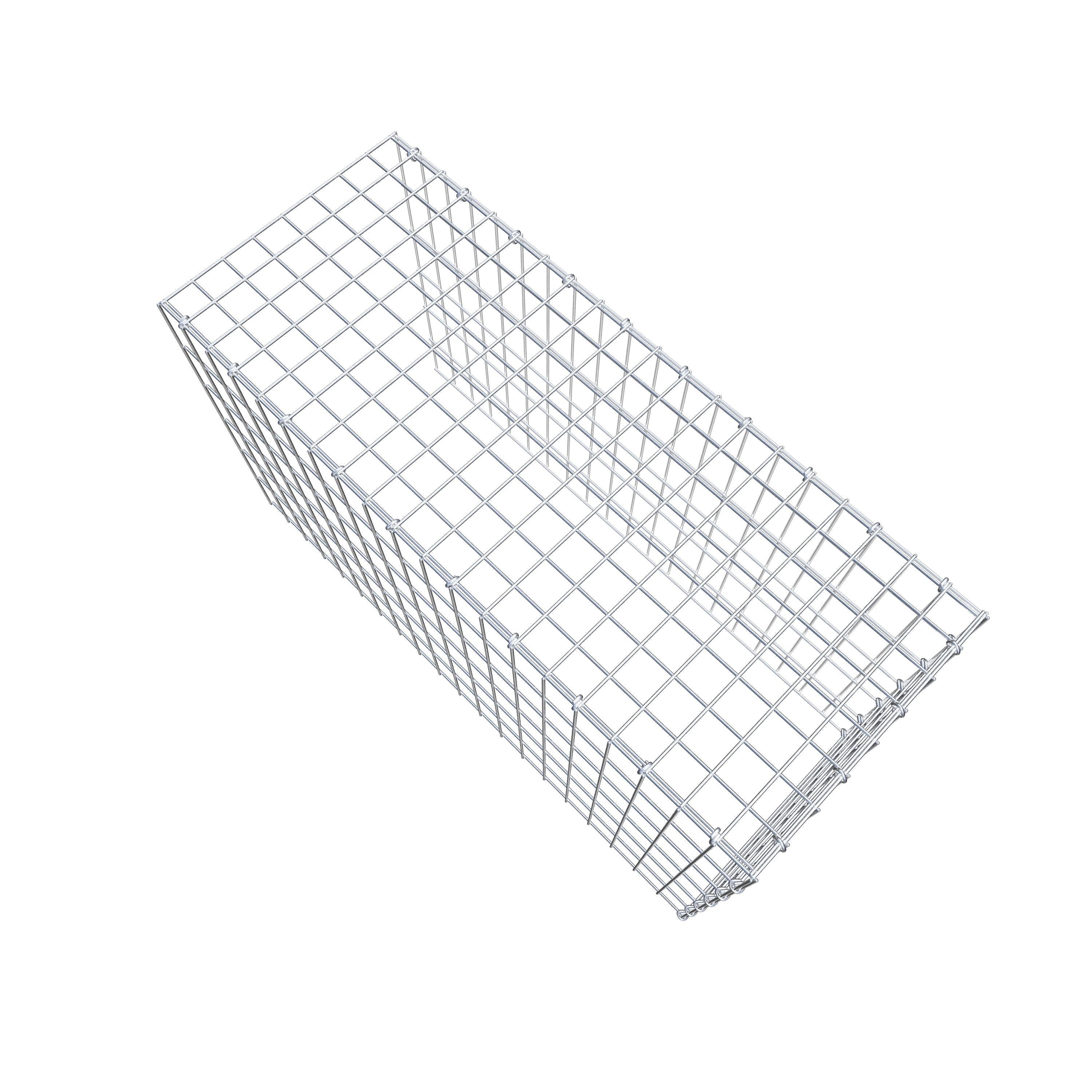 Anbaugabione Typ 4 100 cm x 60 cm x 40 cm (L x H x T), Maschenweite 5 cm x 10 cm, C-Ring