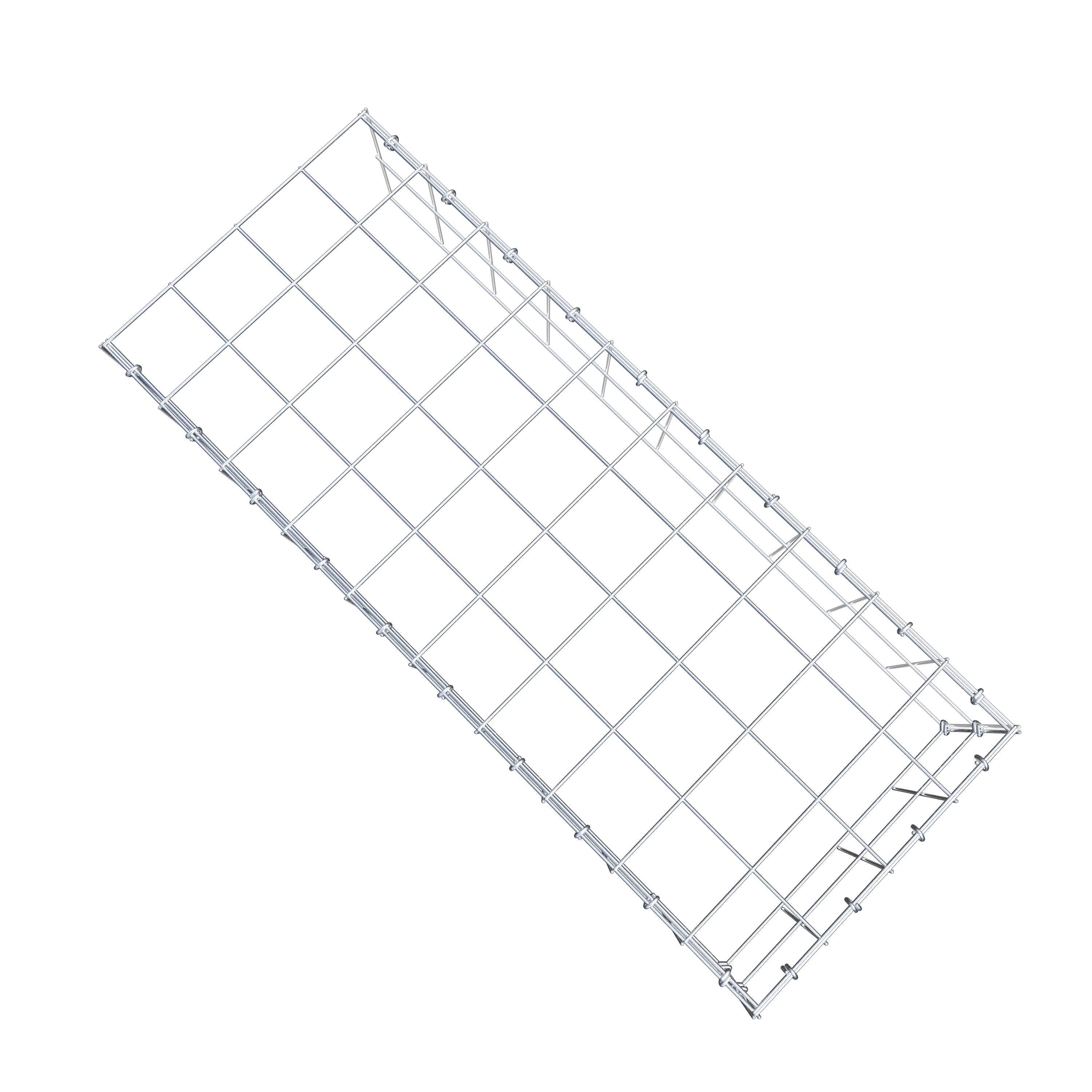 Anbaugabione Typ 4 100 cm x 20 cm x 40 cm (L x H x T), Maschenweite 10 cm x 10 cm, C-Ring