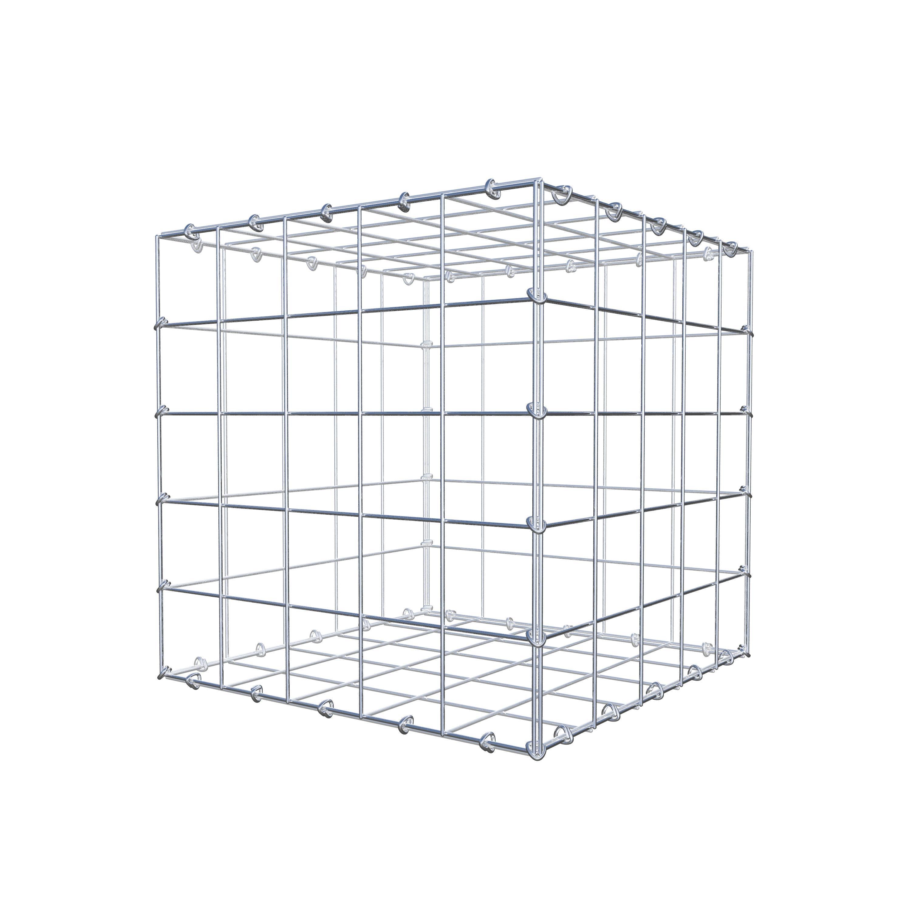 Gabion 50 cm x 50 cm x 50 cm (L x H x D), maskestørrelse 10 cm x 10 cm, C-ring