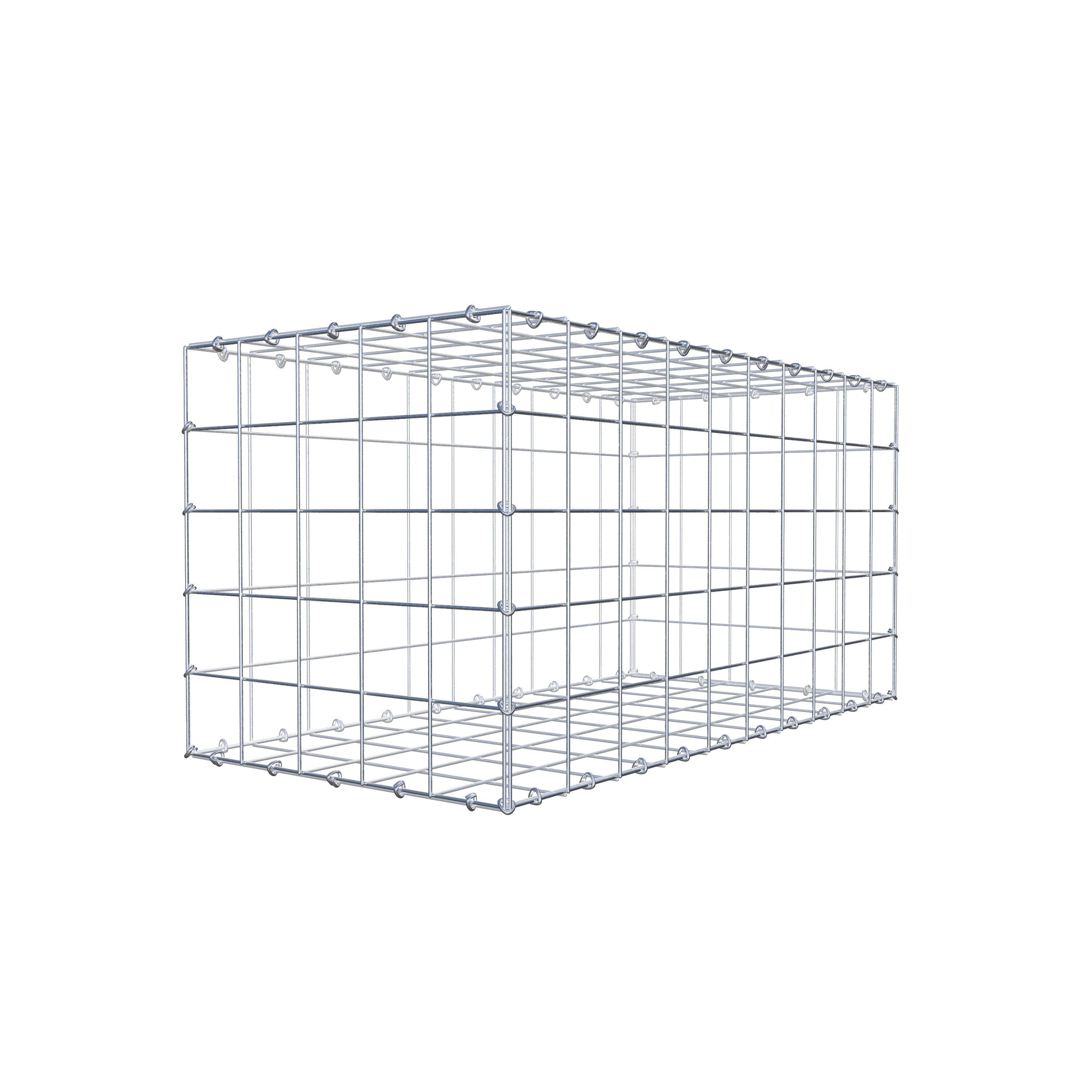 Gabion 100 cm x 50 cm x 50 cm (L x H x D), maskestørrelse 10 cm x 10 cm, C-ring