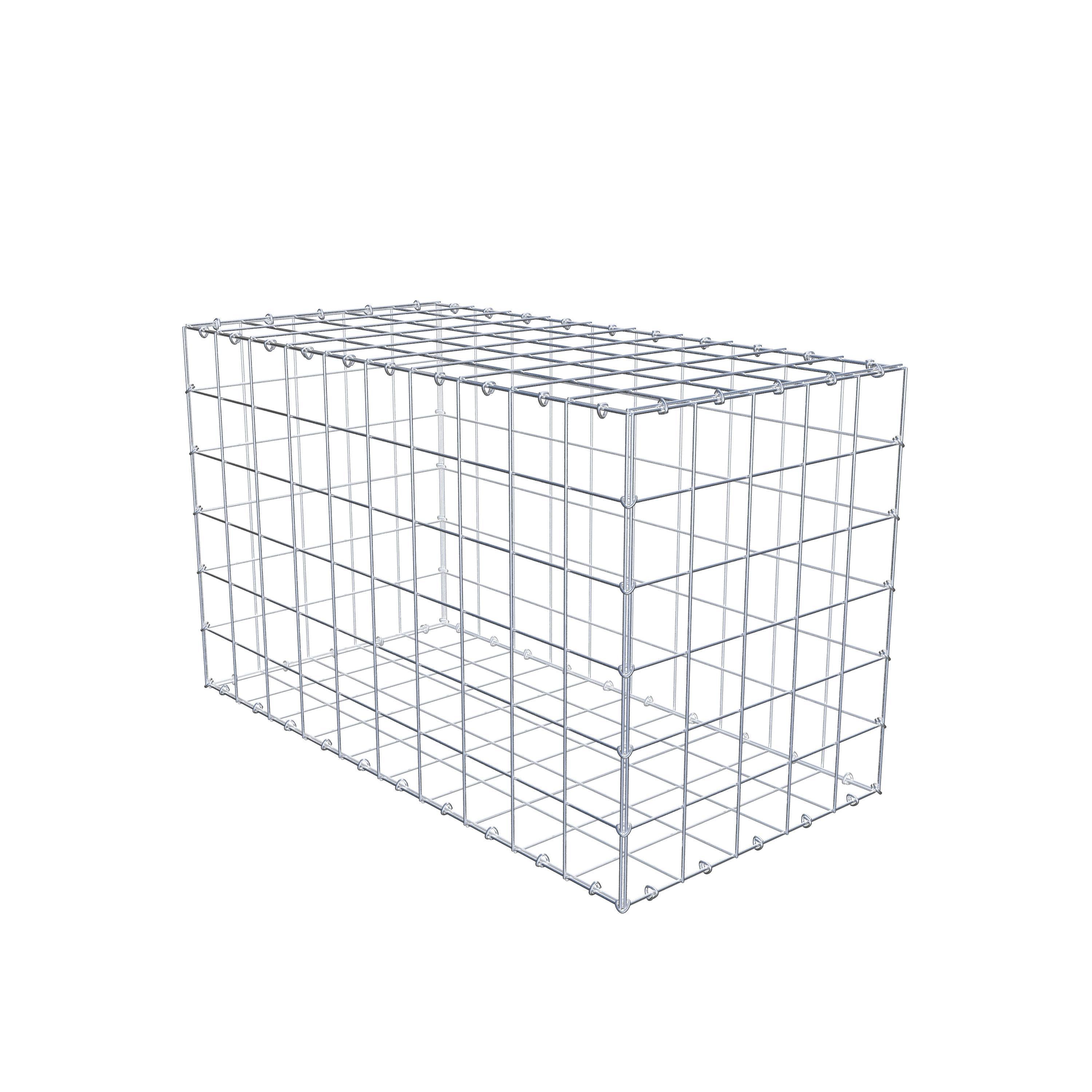 Gabion 100 cm x 60 cm x 50 cm (L x H x D), maskestørrelse 10 cm x 10 cm, C-ring