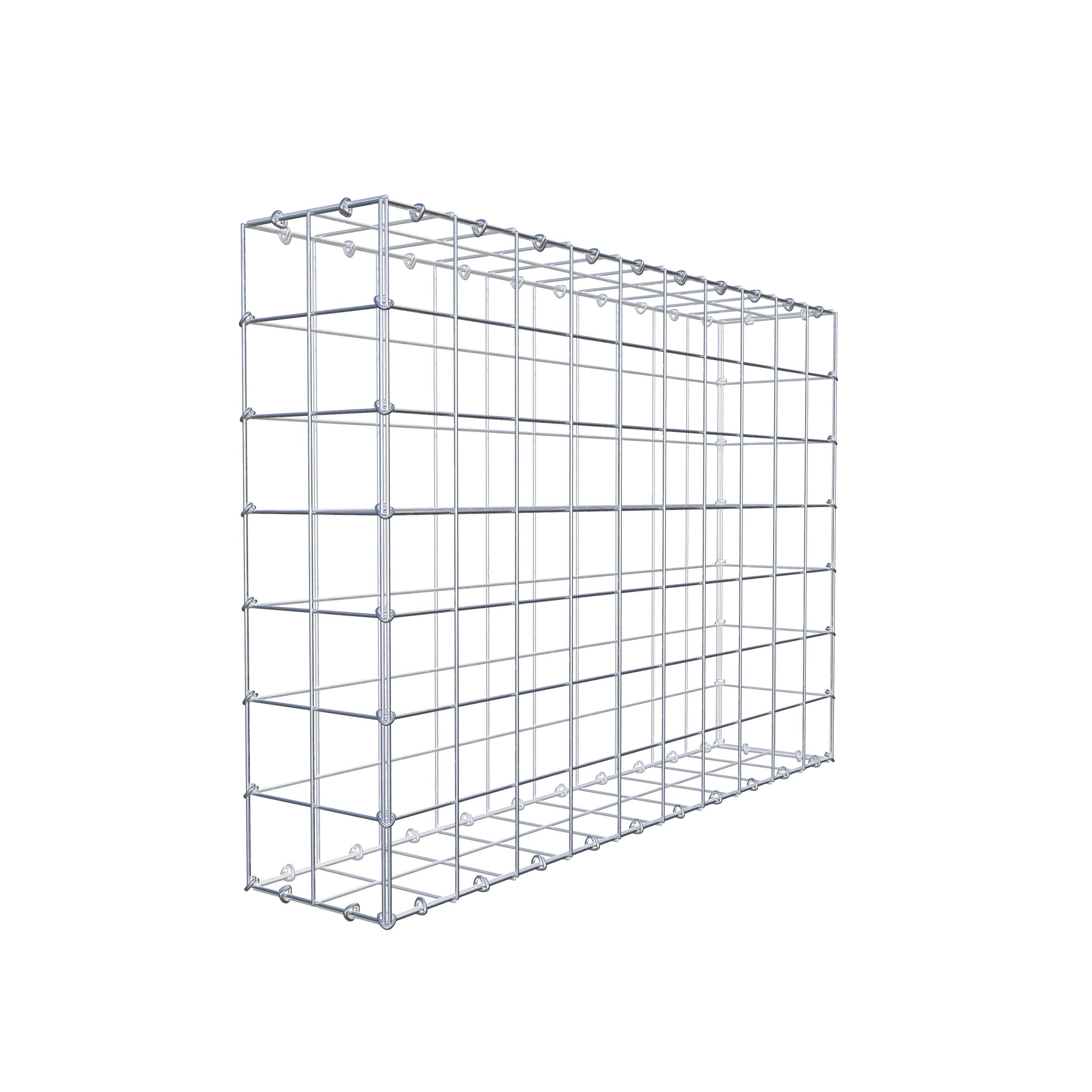 Gabion 100 cm x 70 cm x 20 cm (L x H x D), maskestørrelse 10 cm x 10 cm, C-ring