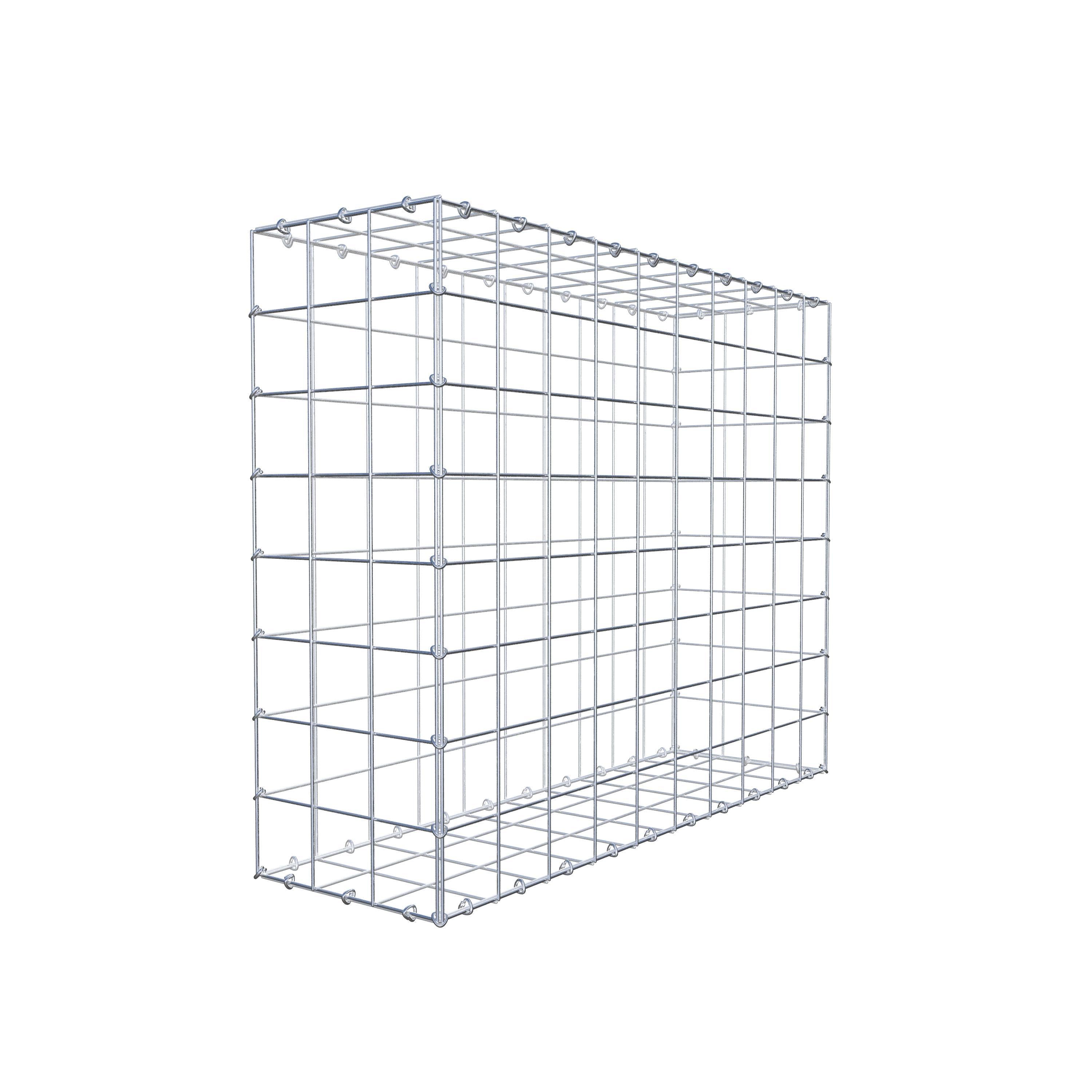 Gabion 100 cm x 80 cm x 30 cm (L x H x D), mesh size 10 cm x 10 cm, C-ring