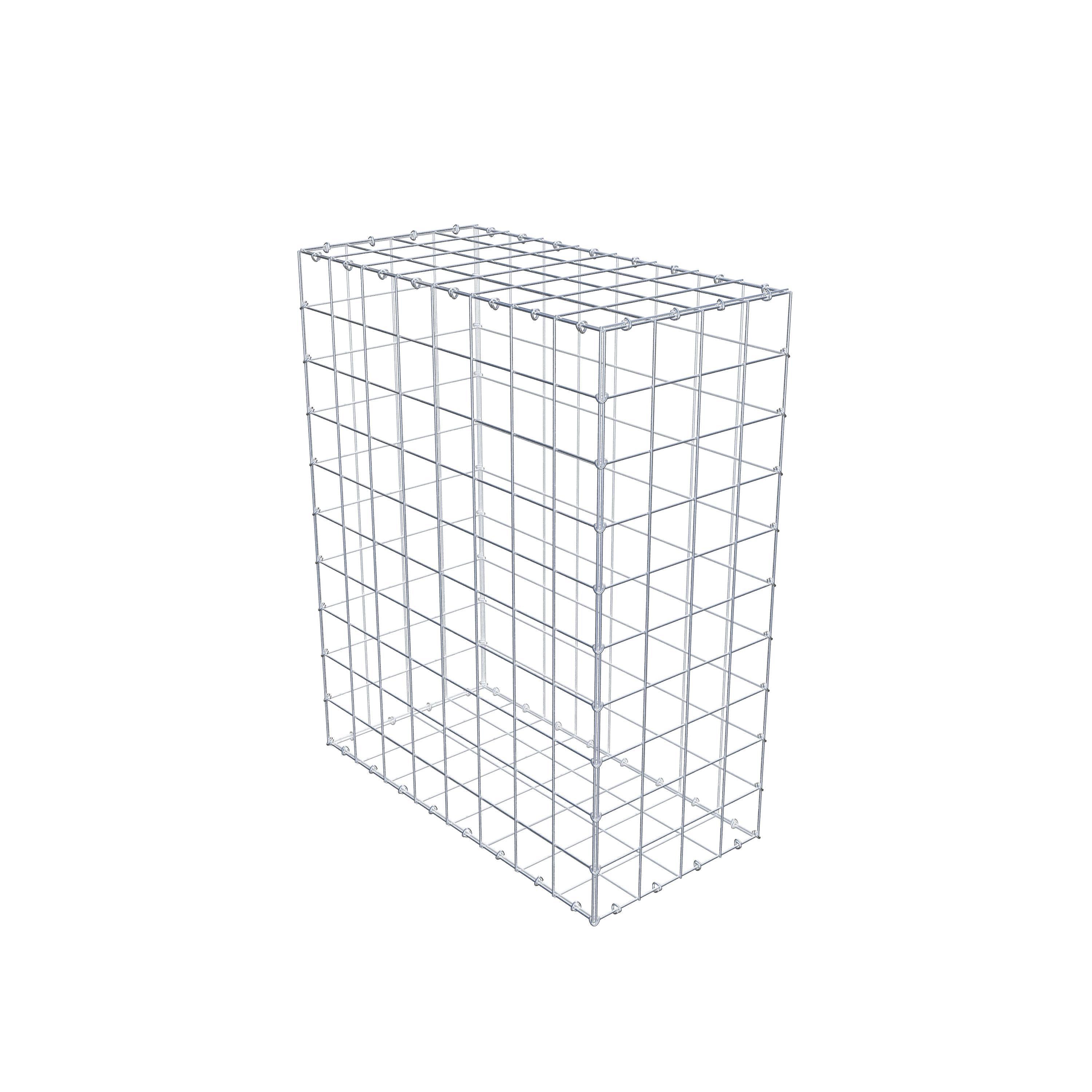 Gabion 100 cm x 80 cm x 40 cm (L x H x D), maskestørrelse 10 cm x 10 cm, C-ring