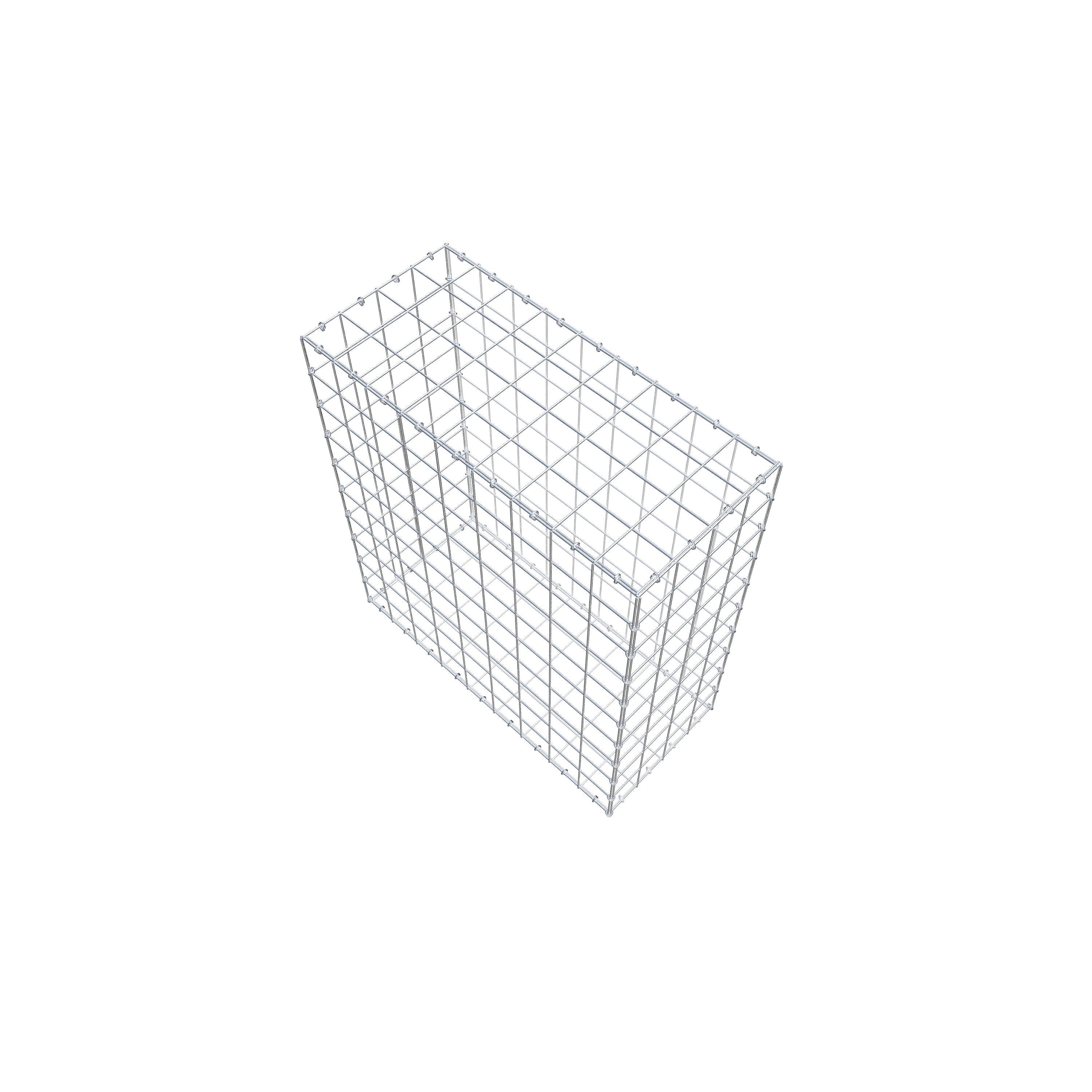 Gabion 100 cm x 90 cm x 40 cm (L x H x D), maskestørrelse 10 cm x 10 cm, C-ring