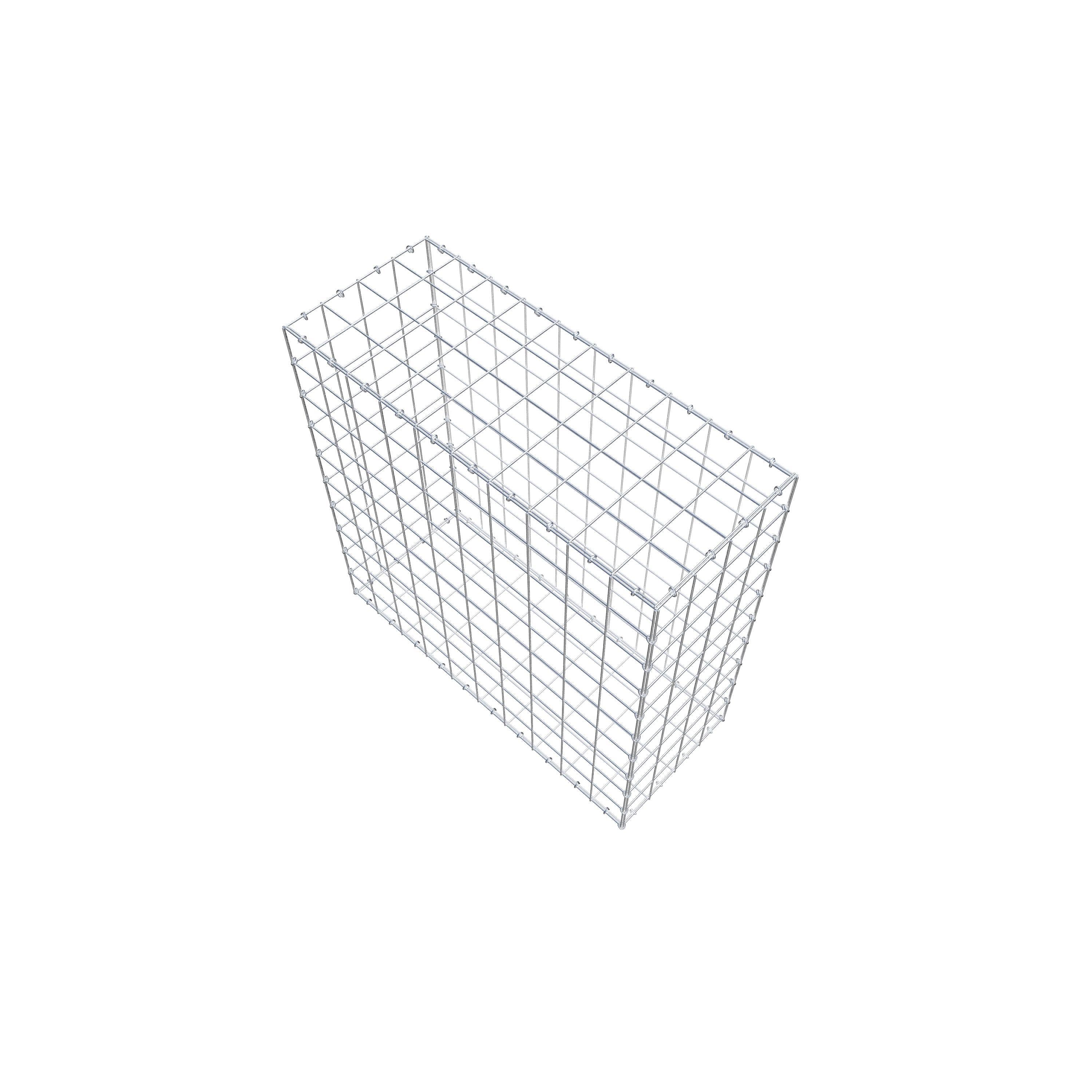 Gabion 100 cm x 100 cm x 40 cm (L x H x D), maskestørrelse 10 cm x 10 cm, C-ring