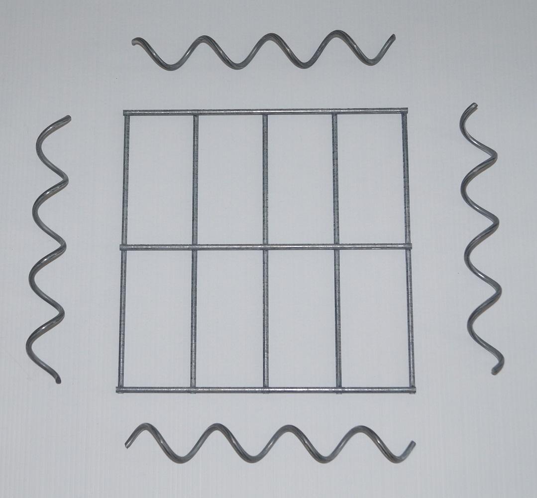 Lid for column MW 5 x 10 cm including 4 mounting spirals