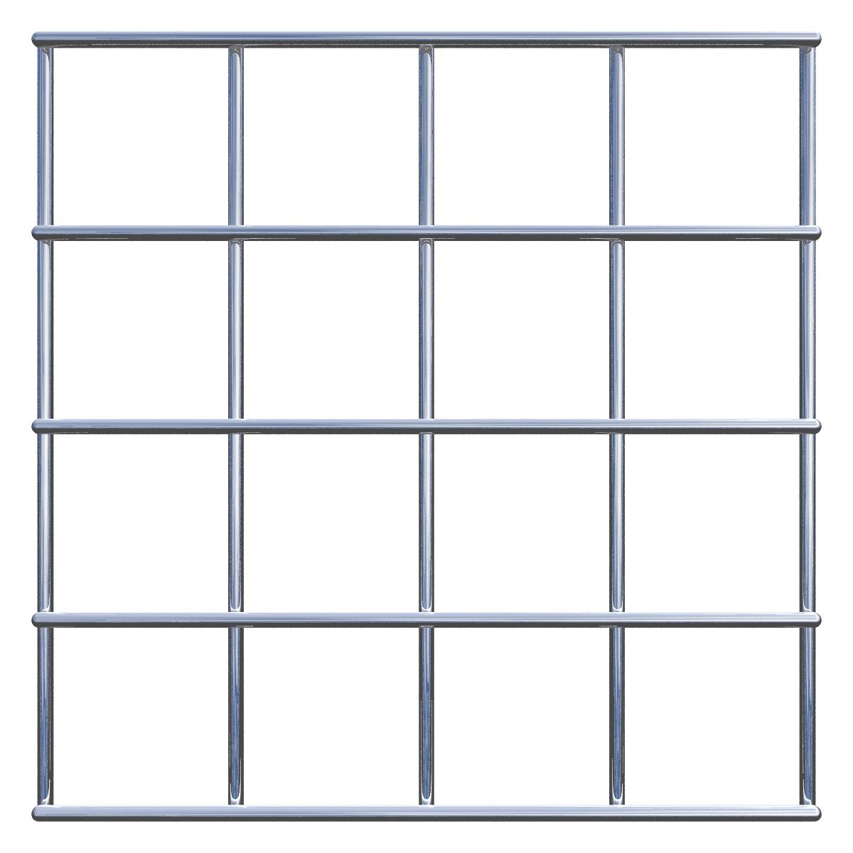 Decorative grid / trellis mesh size 5 x 5 cm