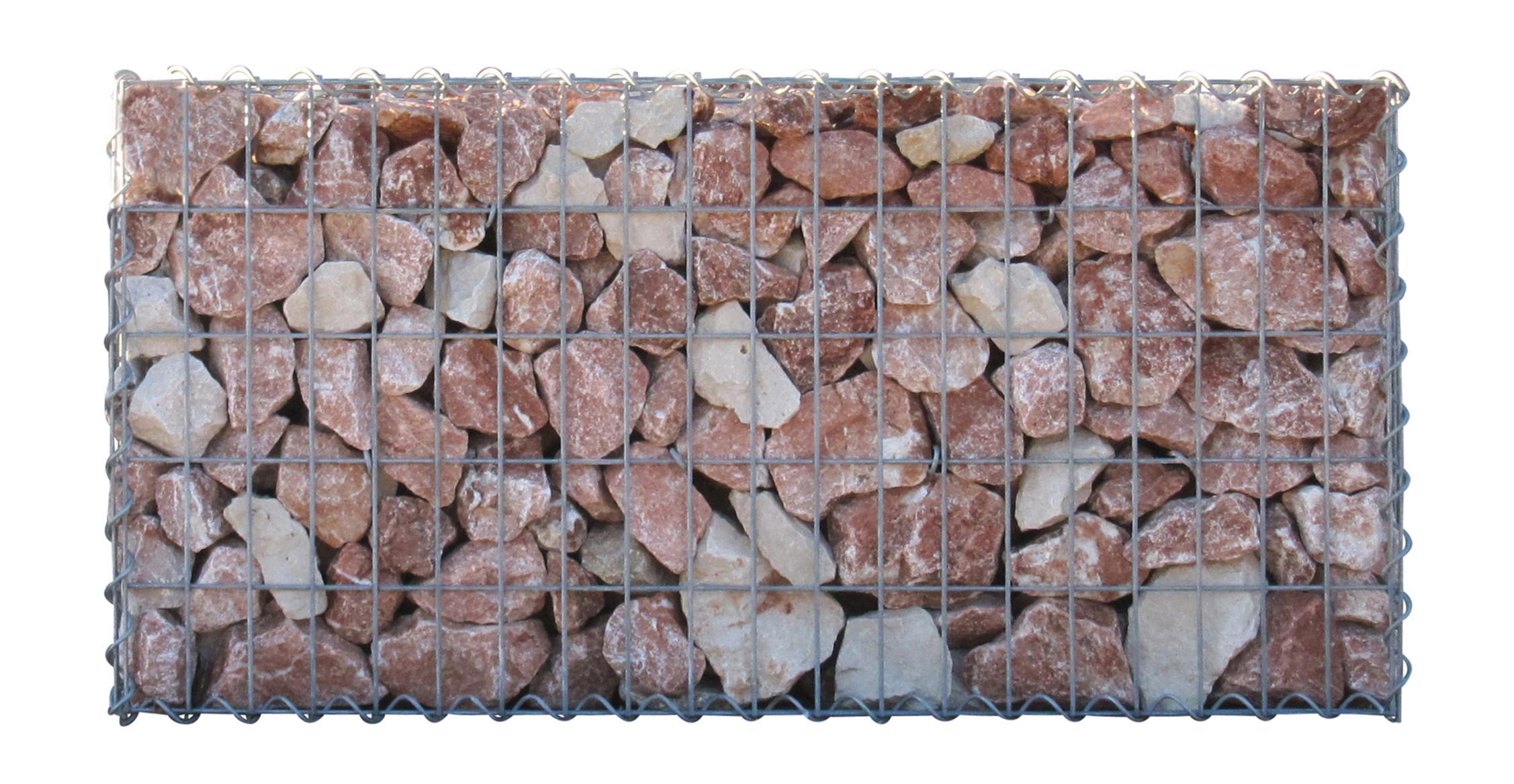 Gabion 100 cm x 70 cm x 50 cm (L x H x D), mesh size 5 cm x 10 cm, spiral