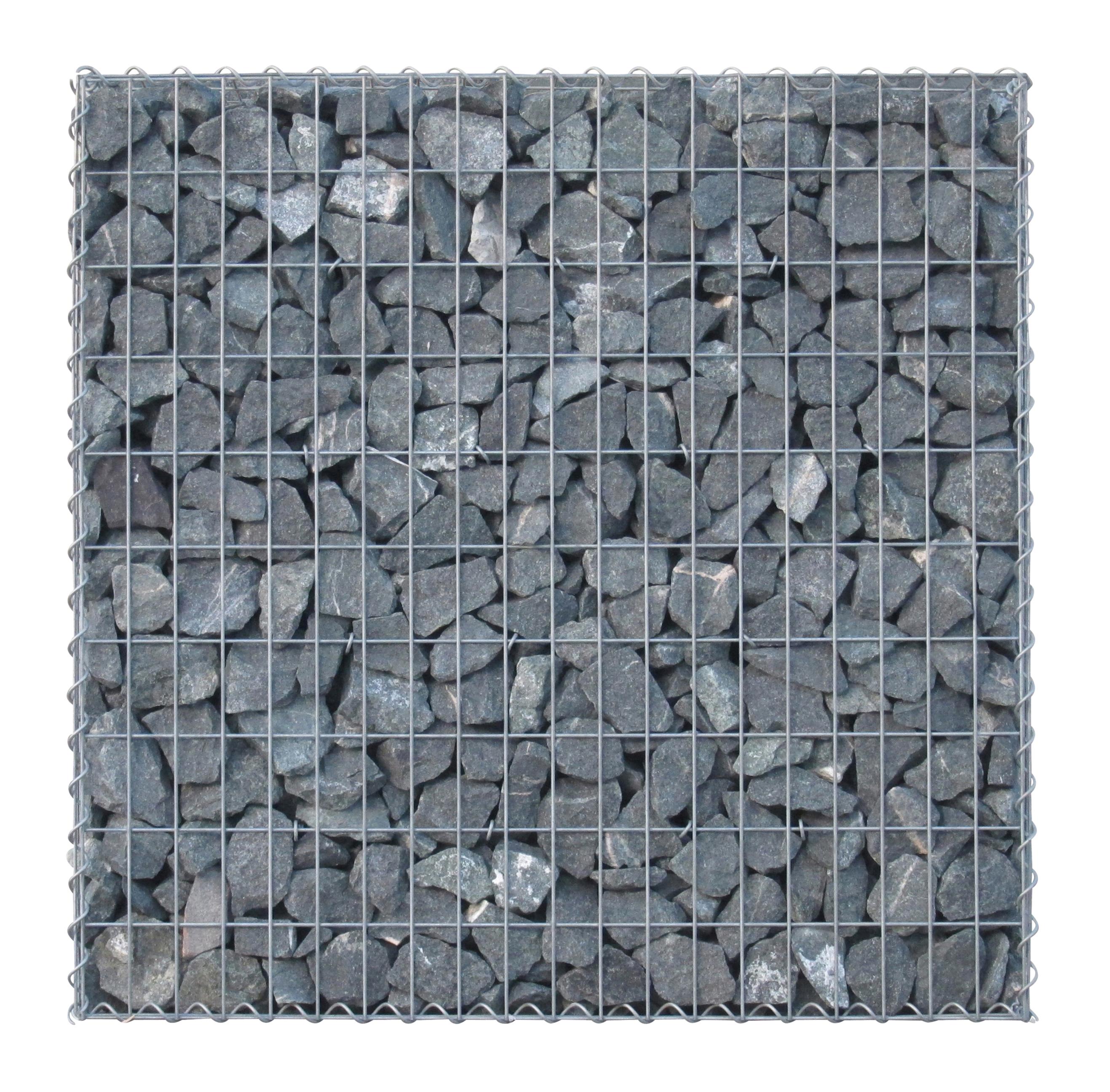 Gabion 100 cm x 100 cm x 30 cm (L x H x D), mesh size 5 cm x 10 cm, C-ring