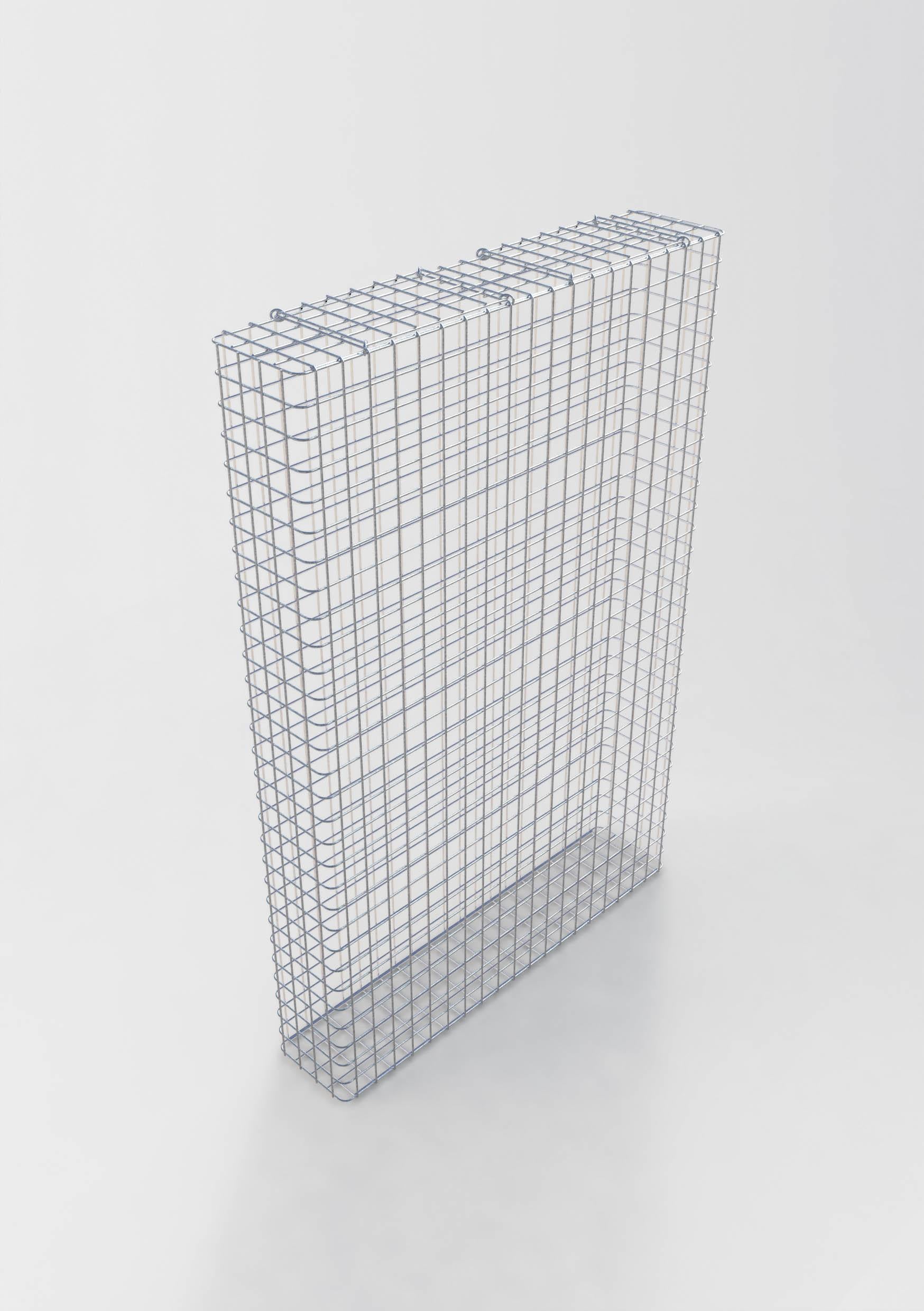 Gabion varmgalvaniseret 102 cm x 152 cm x 22 cm, maskestørrelse 5 cm x 5 cm, fuldsvejset