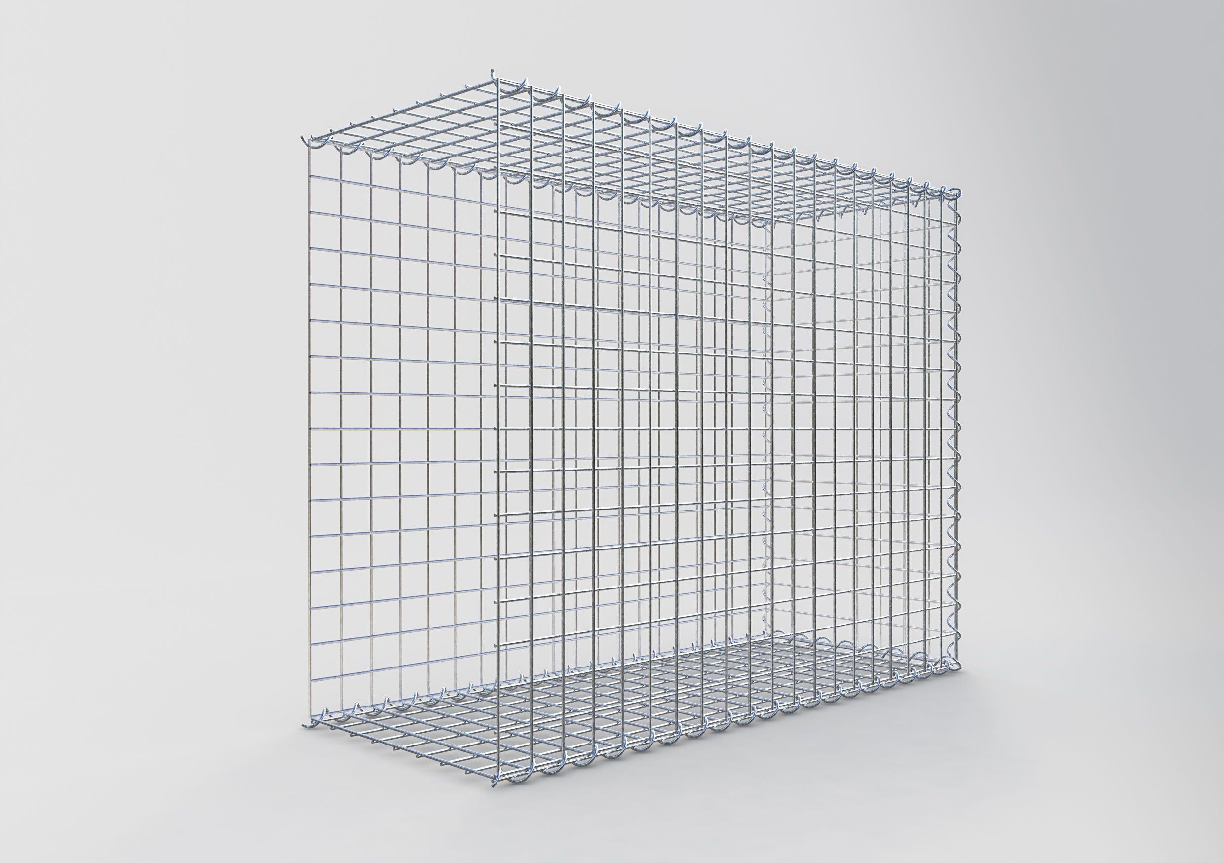 Grown-on gabion type 2 100 cm x 80 cm x 40 cm (L x H x D), mesh size 5 cm x 5 cm, spiral