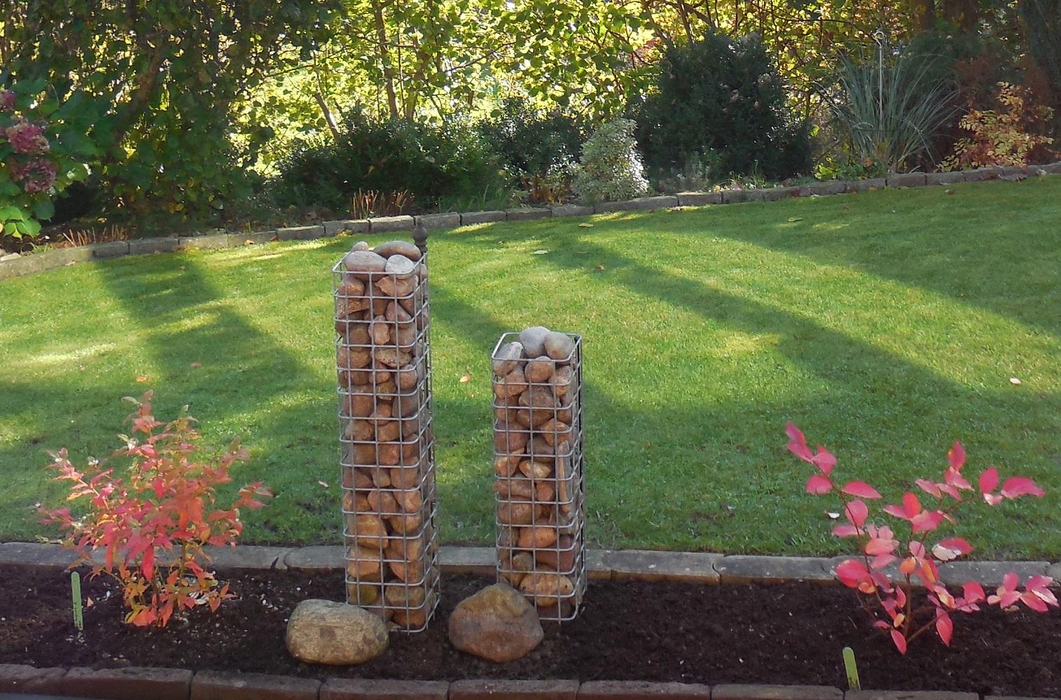 Gabion column 17 x 17 cm, MW 5 x 5 cm square